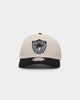 Mitchell & Ness Oakland Raiders 'Wool Blend' Snapback Vintage White