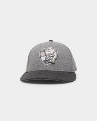 New Era Western Bulldogs 'Melton Wool Cap' AFL '22 59FIFTY Low Profile Fitted Dark Grey