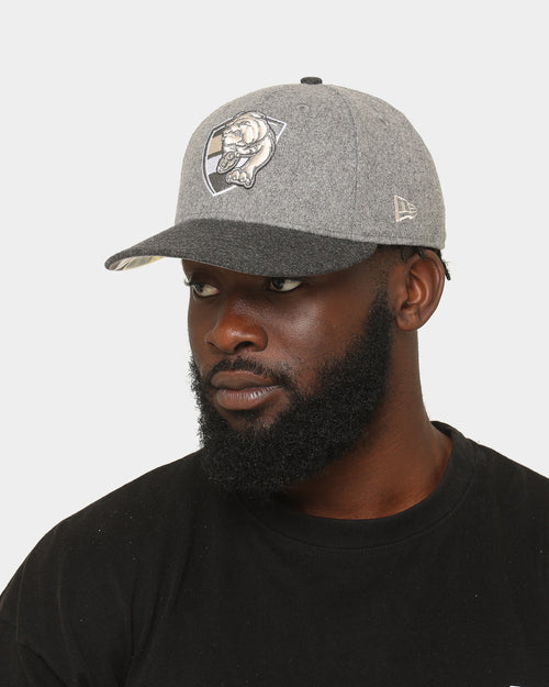 New Era Western Bulldogs 'Melton Wool Cap' AFL '22 59FIFTY Low Profile Fitted Dark Grey