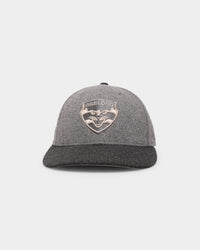 New Era Geelong Cats 'Melton Wool Cap' Afl '22 59Fifty Low Profile Fitted Dark Grey