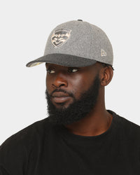 New Era Geelong Cats 'Melton Wool Cap' Afl '22 59Fifty Low Profile Fitted Dark Grey