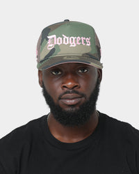New Era Los Angeles Dodgers "Camo Twist" 9FORTY A-Frame Trucker Snapback Camo Pink
