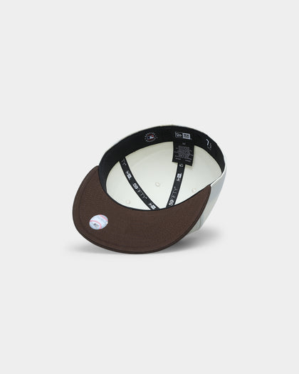 New Era Los Angeles Dodgers 'Cereal' 59FIFTY Fitted Chrome White/Walnut
