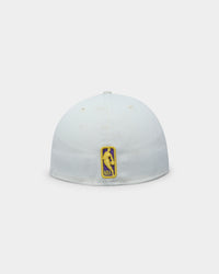 New Era Los Angeles Lakers Script Two Tone 59FIFTY Fitted White/Purple