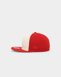 New Era Washington Nationals 'Tonal Two-Tone' 59FIFTY Fitted Light Beige