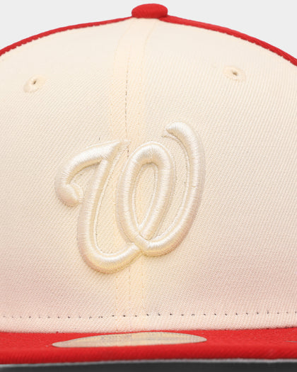 New Era Washington Nationals 'Tonal Two-Tone' 59FIFTY Fitted Light Beige