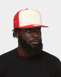 New Era Washington Nationals 'Tonal Two-Tone' 59FIFTY Fitted Light Beige