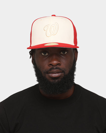 New Era Washington Nationals 'Tonal Two-Tone' 59FIFTY Fitted Light Beige
