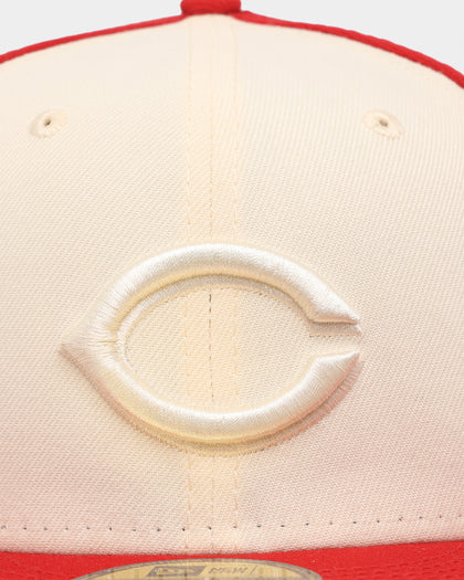 New Era Cincinatti Reds 'Tonal Two-Tone' 59FIFTY Fitted Light Beige
