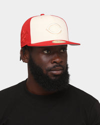 New Era Cincinatti Reds 'Tonal Two-Tone' 59FIFTY Fitted Light Beige