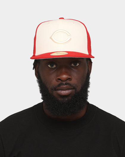 New Era Cincinatti Reds 'Tonal Two-Tone' 59FIFTY Fitted Light Beige