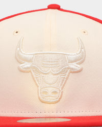 New Era Chicago Bulls 'Tonal Two-Tone' 59FIFTY Fitted Light Beige