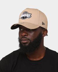 New Era Los Angeles Lakers 'Camel Black White' 9FORTY K-Frame Snapback Camel/Black