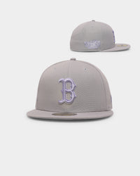 New Era Boston Red Sox 'Purple Smoke' 59FIFTY Fitted Grey/Lavender