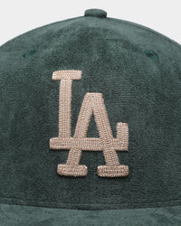 New Era Los Angeles Dodgers 'Forest Suede & Camel' 59FIFTY Fitted Dark Green