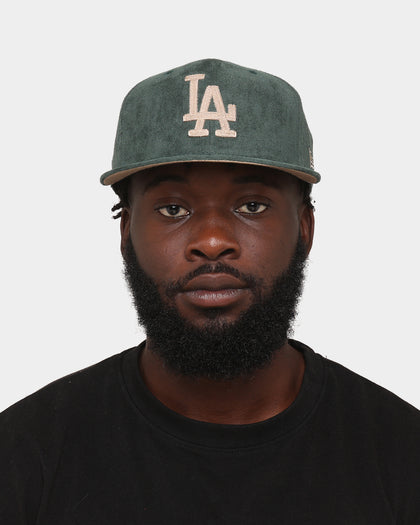 New Era Los Angeles Dodgers 'Forest Suede & Camel' 59FIFTY Fitted Dark Green