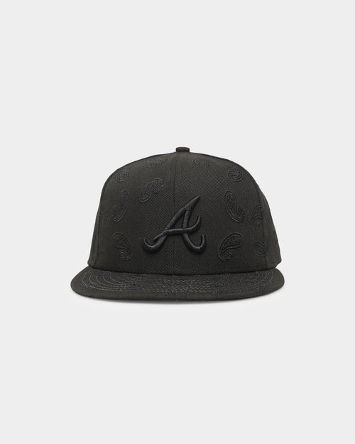 New Era Atlanta Braves 'Paisley All Over' 59FIFTY Fitted Paisley/Black