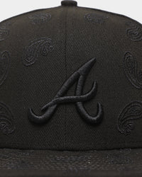 New Era Atlanta Braves 'Paisley All Over' 59FIFTY Fitted Paisley/Black