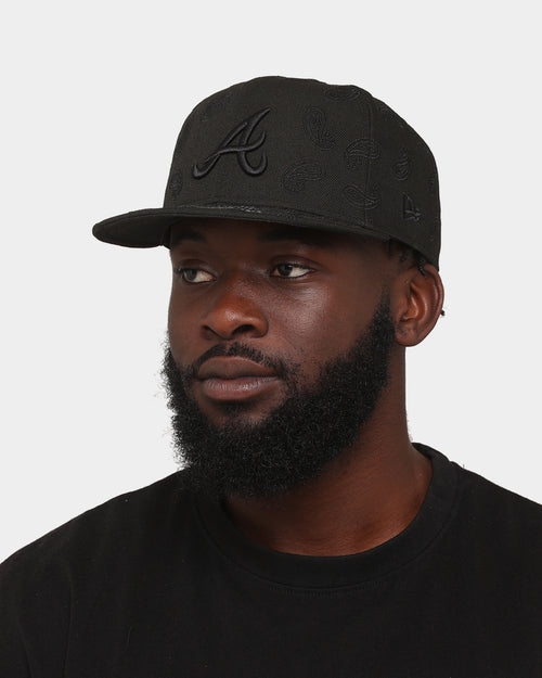 New Era Atlanta Braves 'Paisley All Over' 59FIFTY Fitted Paisley/Black