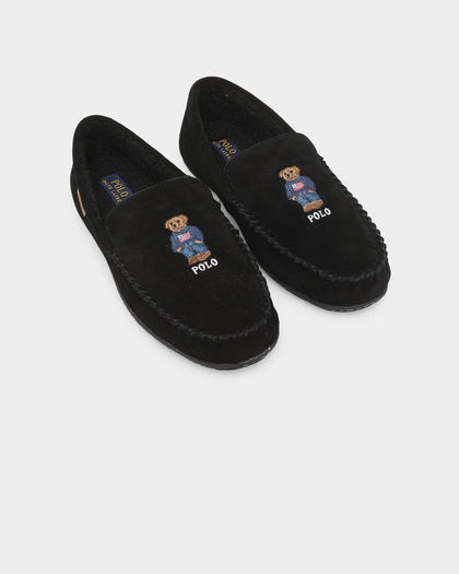 Polo Ralph Lauren Collins Bear Slipper Black