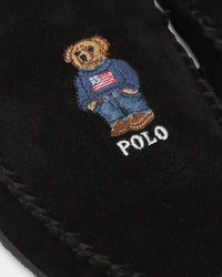 Polo Ralph Lauren Collins Bear Slipper Black