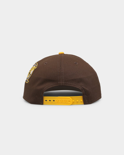 New Era San Diego Padres 'Chenille' Golfer Snapback Brown