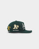 New Era Oakland Athletics 'Logo Evolution' Golfer Snapback Collection Dark Green