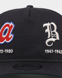 New Era Atlanta Braves 'Logo Evolution' Golfer Snapback Golfer Collection Navy