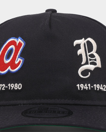 New Era Atlanta Braves 'Logo Evolution' Golfer Snapback Golfer Collection Navy