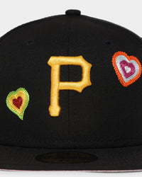 New Era Pittsburgh Pirates 'Chain Stitch Heart' 59FIFTY Fitted Multi-Coloured