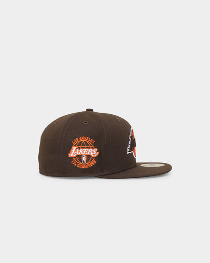New Era Los Angeles Lakers 'Walnut Orange' 59FIFTY Fitted Brown/Orange