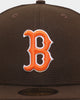 New Era Boston Red Sox 'Walnut Orange' 59FIFTY Fitted Brown/Orange