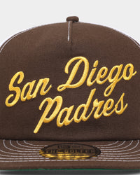 New Era San Diego Padres The Golfer Snapback Dark Brown