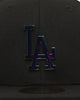New Era Los Angeles Dodgers 'Metal Badge' 59FIFTY Fitted Black/Iridescent