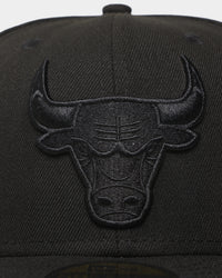 New Era Chicago Bulls 'Black On Black' 59FIFTY Fitted Black/Black