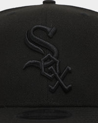 New Era Chicago White Sox 9FIFTY High Profile Retro Crown Snapback Black/Black