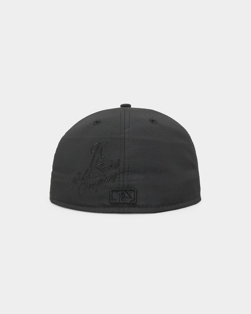 New Era Oakland Athletics 'Triple Black Multi Logo Prolight' World Series 59FIFTY Fitted Black/Black