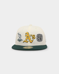 New Era Oakland Athletics 'Chrome All Star' 59FIFTY Fitted Chrome White