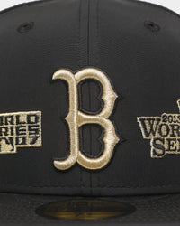 New Era Boston Red Sox 'Black Gold Multi Prolight' World Series 59FIFTY Fitted Black/Gold