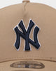 New Era New York Yankees 9FORTY A-Frame Snapback Light Beige