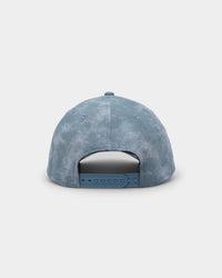 New Era Atlanta Braves 'Sky Blue Washed Suede' 9FORTY A-Frame Snapback Pastel Blue