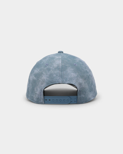 New Era Atlanta Braves 'Sky Blue Washed Suede' 9FORTY A-Frame Snapback Pastel Blue