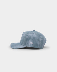 New Era Atlanta Braves 'Sky Blue Washed Suede' 9FORTY A-Frame Snapback Pastel Blue
