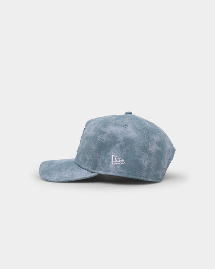 New Era Atlanta Braves 'Sky Blue Washed Suede' 9FORTY A-Frame Snapback Pastel Blue