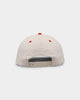New Era Redcliffe Dolphins 'NRL Retro Script Corduroy' Golfer Snapback Chrome White