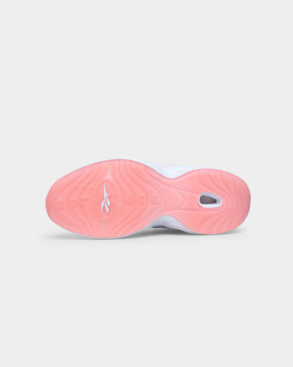 Reebok Question Mid White/Pink Glow/Porcelain Pink