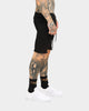 ENES Gunner Skinny Ripped Shorts Black