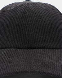EN ES Corduroy Strapback Black
