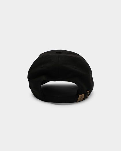 Carré Men's Scripted Metal Badge Classique Strapback Black/Gold