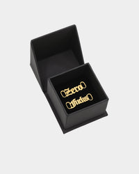 Raising Hell Women's Zero F*cks Shoe Charm Gold